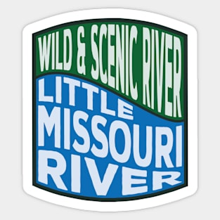 Little Missouri River Wild and Scenic River Wave Sticker